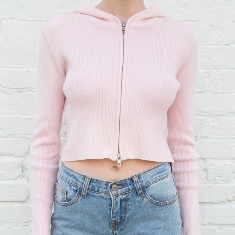 Brandy Melville Arden Crop Hoodie